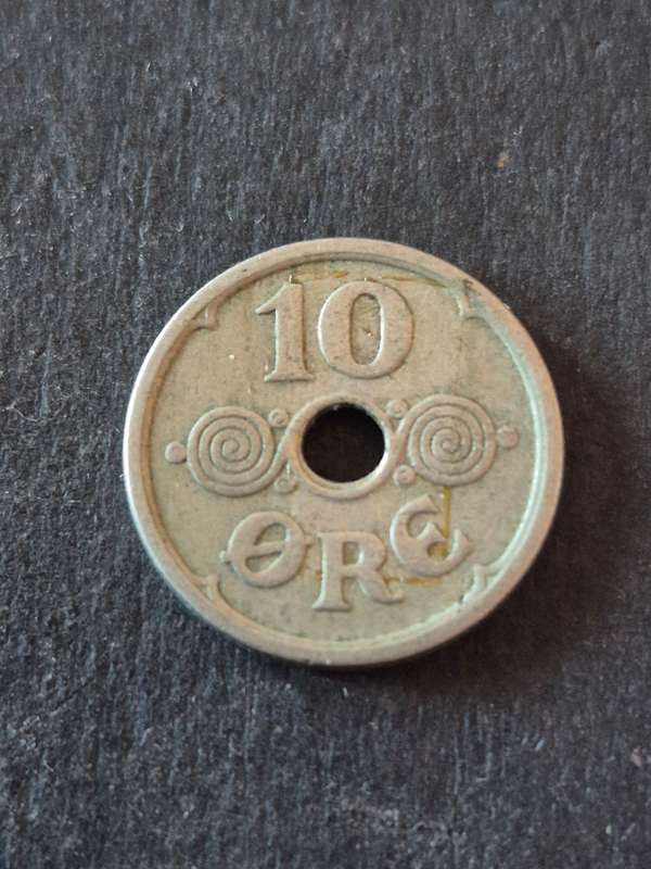 Denmark 10 Ore 1924