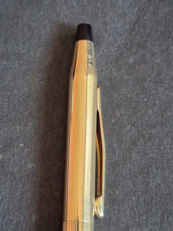 Vintage Cross Pencil 1/20 12kt Rolled Gold - engraved - nice condition