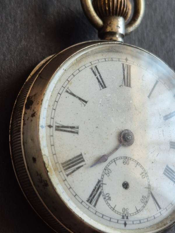 Vintage.800 Silver Fob Watch (not working)