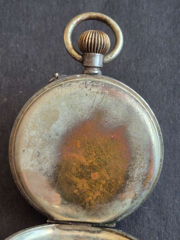Vintage.800 Silver Fob Watch (not working)