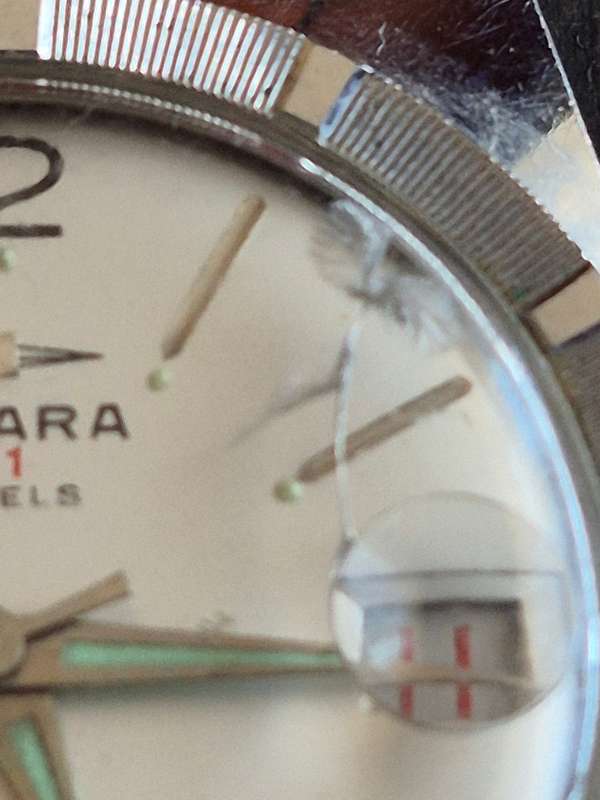 Vintage Ostara 21 Jewels Unbreakable Spring Waterproof Datamatic Mechanical Men's Wrist Watch