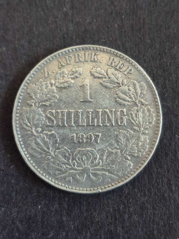 ZAR One Shilling 1897 Silver (nice condition)