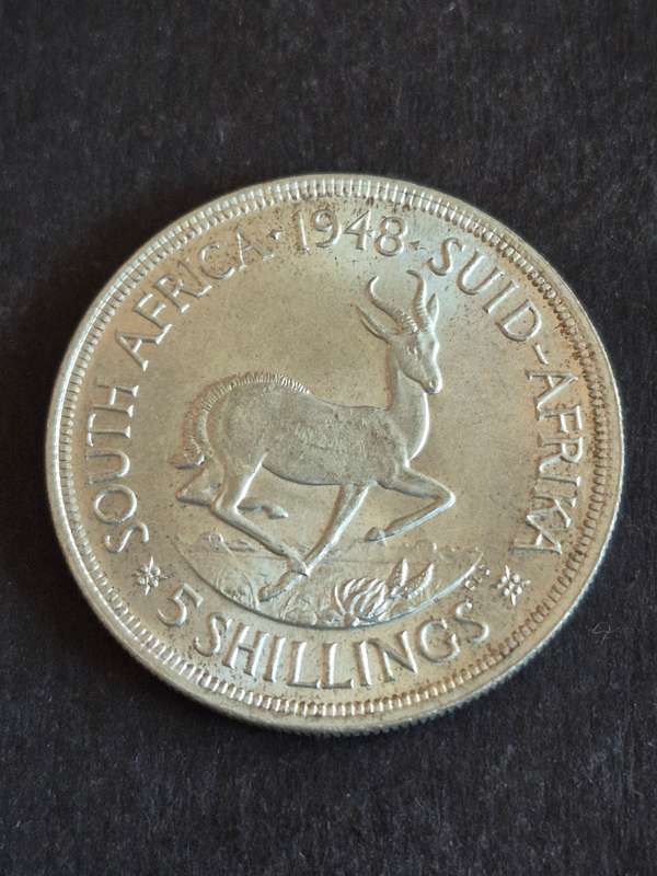Union 5 Shillings 1948 (nice condition)