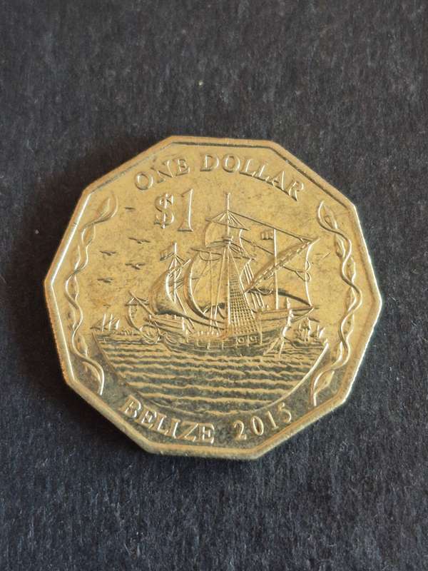 Belize One Dollar 2015 Queen Elizabeth II