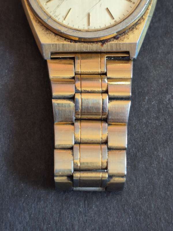 Vintage Citizen Gold Plated Quartz Wrist Watch - untested (not working)