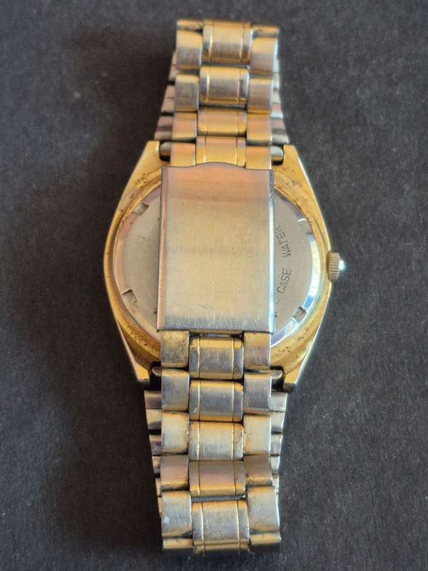 Vintage Citizen Gold Plated Quartz Wrist Watch - untested (not working)