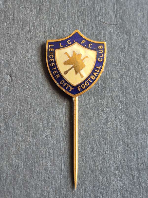 Lester City Football Club Vinage Enamel Stick Pin
