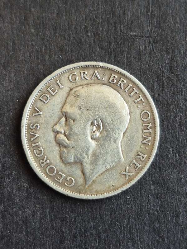 UK One Shilling 1917 Silver
