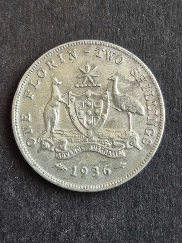 Australia Two Shillings 1936 Silver