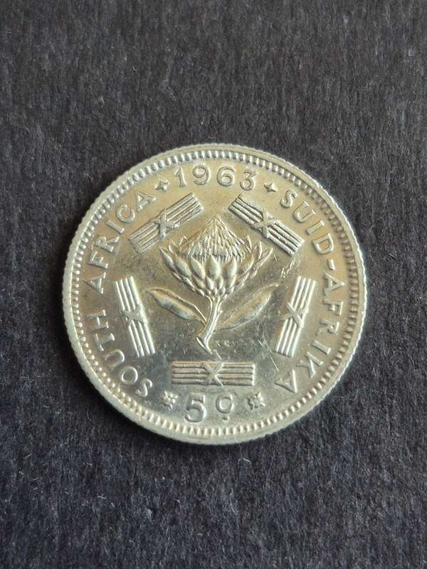 Republic 5 Cents 1963 (excellent condition)