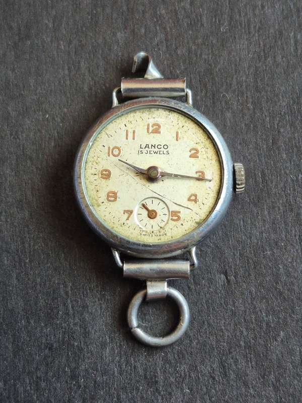 Vintage Ladies Lanco Mechanical Wrist Watch 15 Jewels (nice condition) - not working
