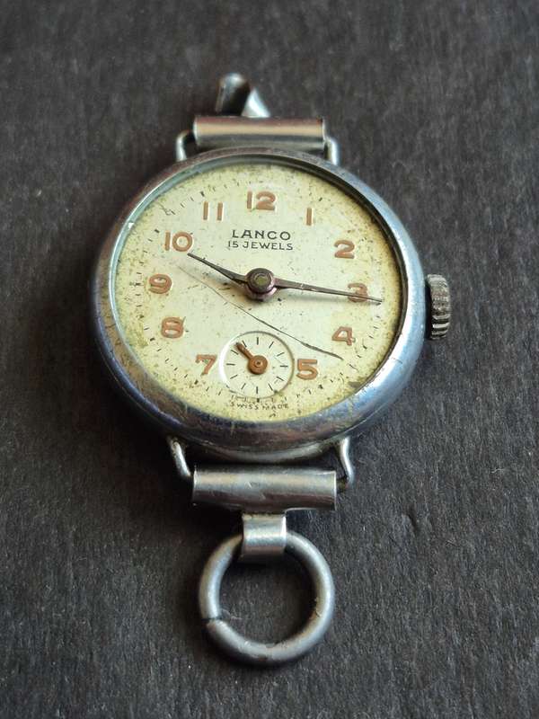 Vintage Ladies Lanco Mechanical Wrist Watch 15 Jewels (nice condition) - not working