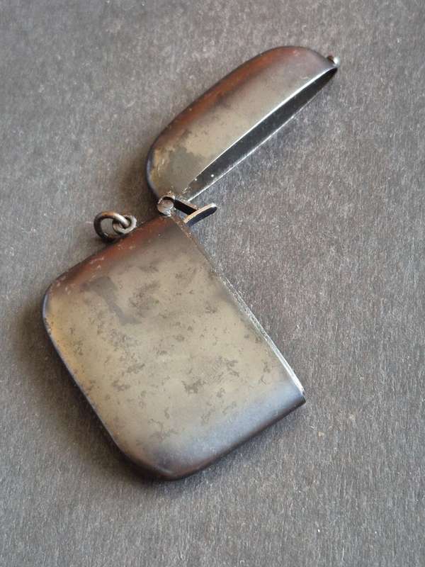 Vintage Gun Metal Vesta Case
