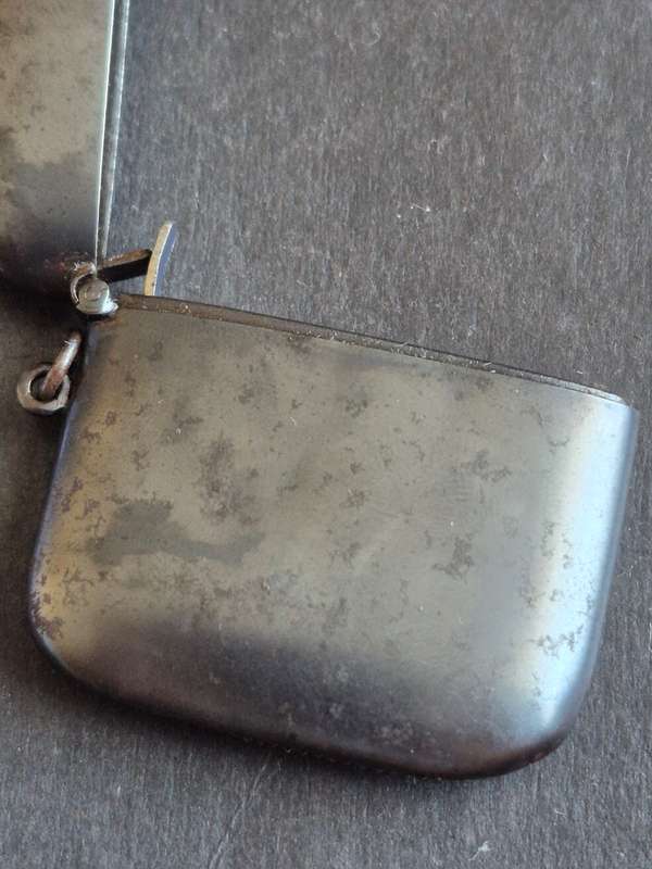Vintage Gun Metal Vesta Case