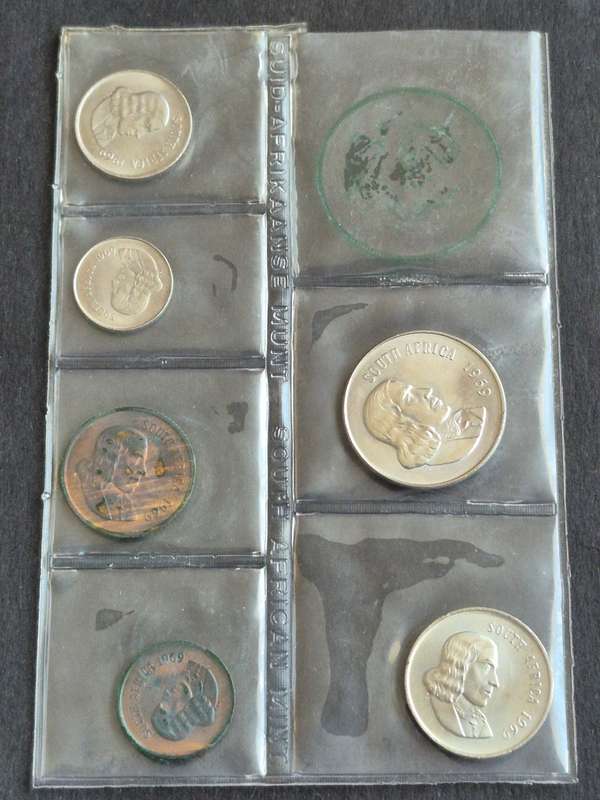 SA Mint Pack 1969 English (missing Silver Rand)