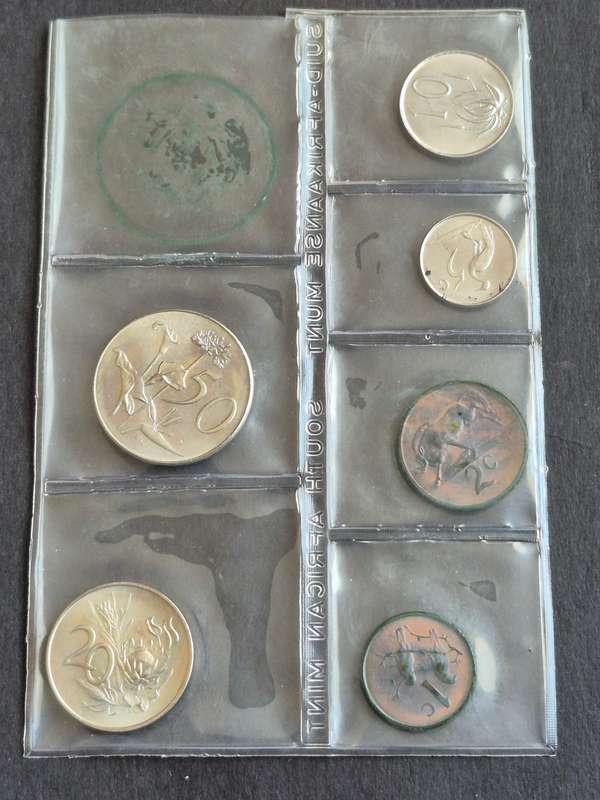 SA Mint Pack 1969 English (missing Silver Rand)