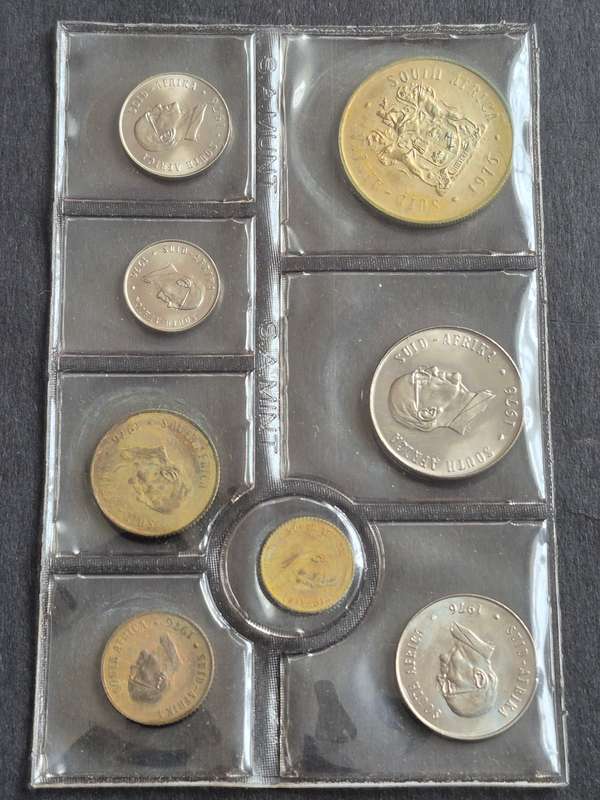 SA Mint Pack 1976 (including Silver One Rand)