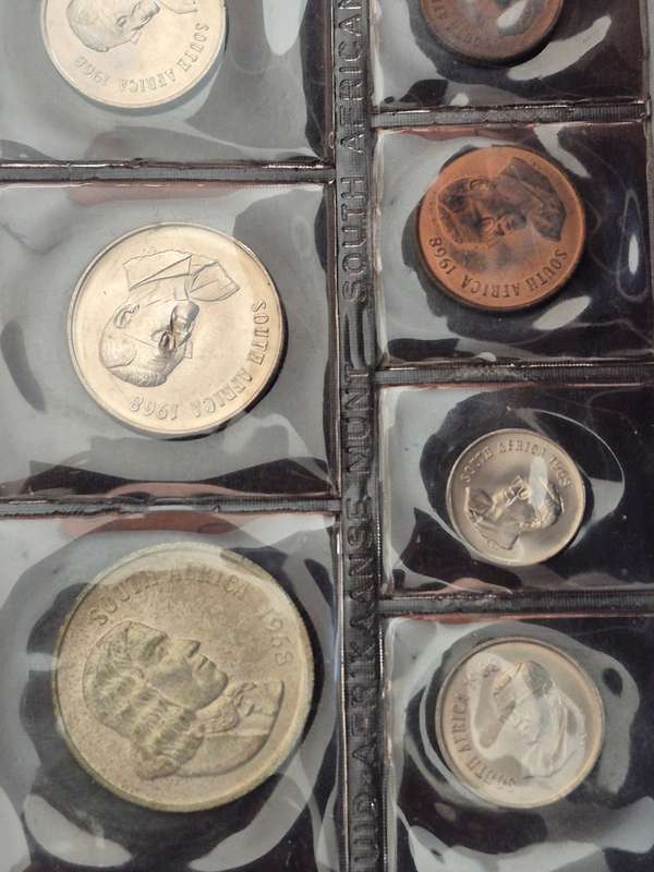 SA Mint Pack 1968 Afrikaans (including Silver One Rand)