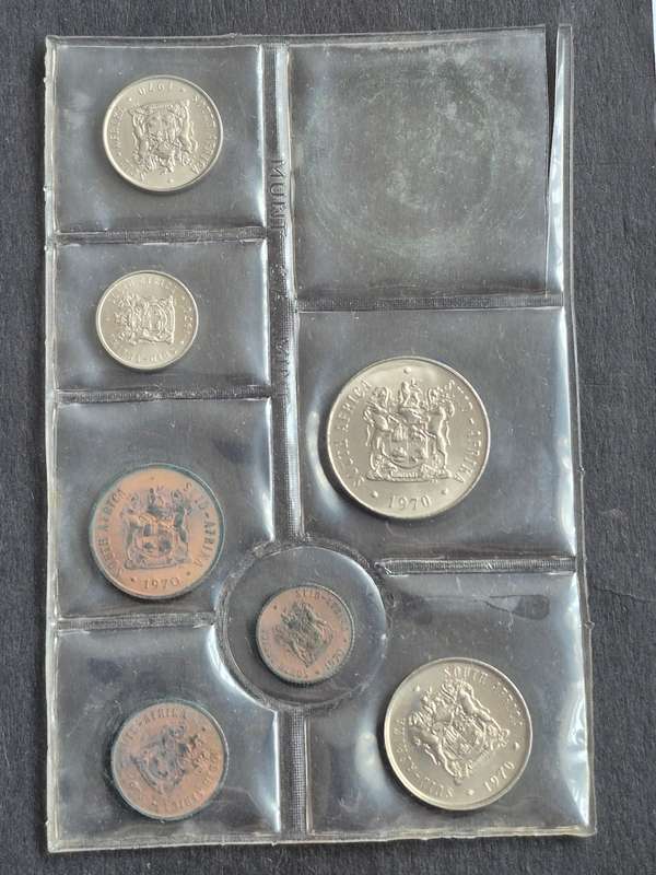 SA Mint Pack 1970 (missing Silver Rand)