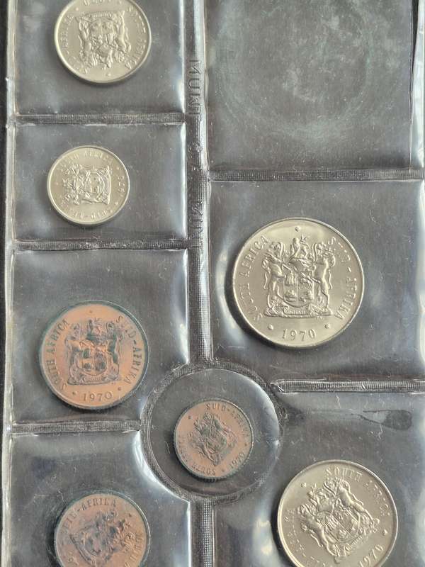 SA Mint Pack 1970 (missing Silver Rand)