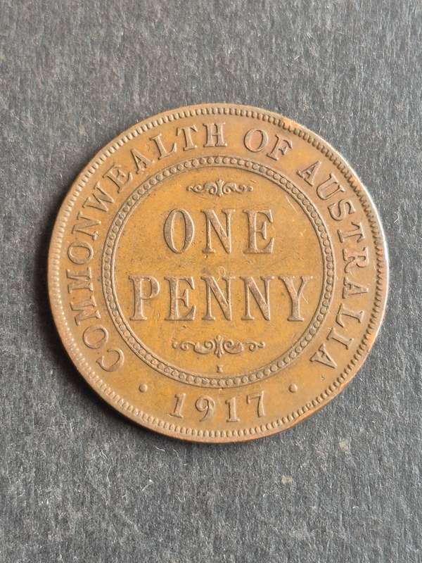Commonwealth of Australia One Penny 1917