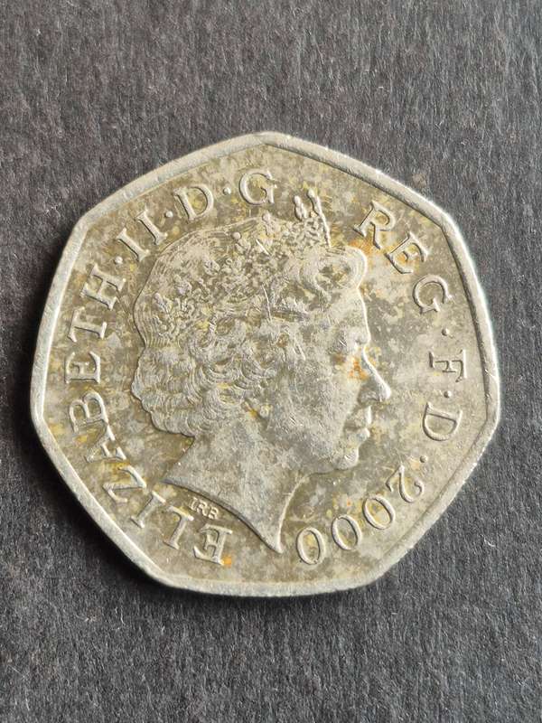 UK 50 Pence Commorative Public Libraries 2000