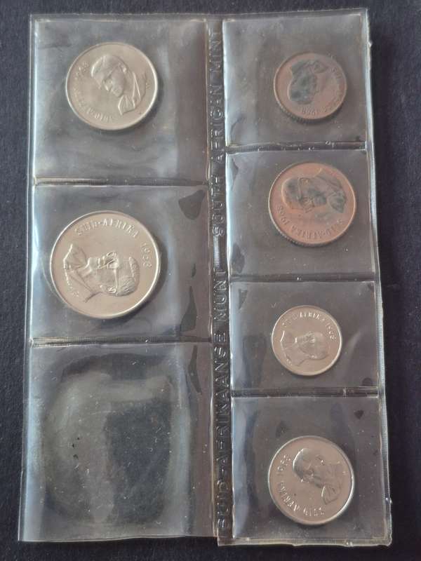 SA Mint Pack 1968 Afrikaans (missing Silver R1)