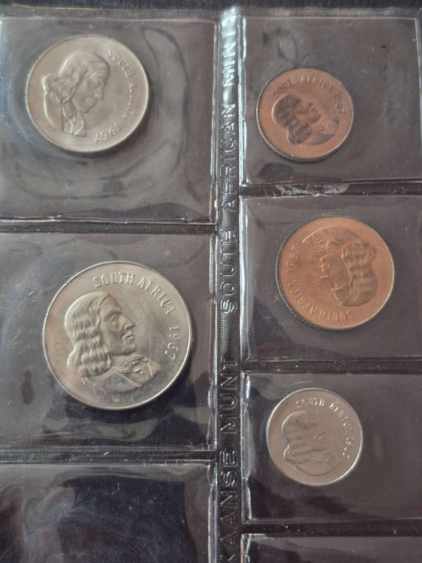 SA Mint Pack 1967 English (missing Silver R1)