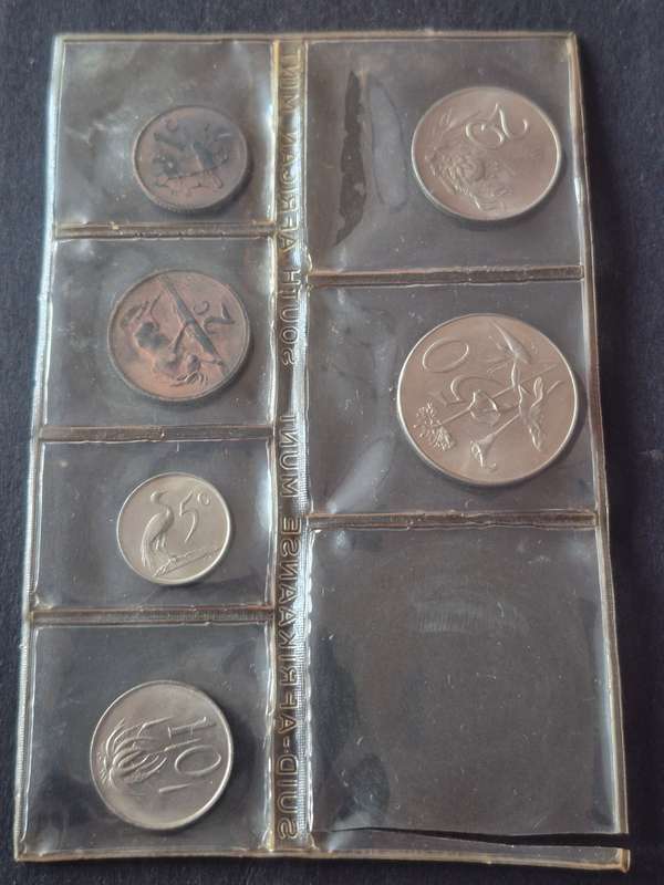 SA Mint Pack 1969 Afrikaans (missing Silver R1)