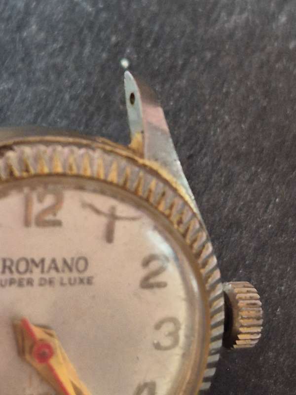 Vintage Romano Super Deluxe Antimagnetic Waterproof Men's Wrist Watch (not working)