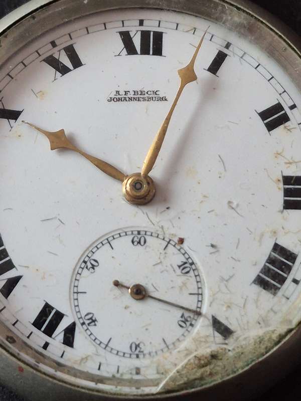 Vintage 15 Jewells Men's Pocket Watch (AF Beck) Johannesburg (not working)