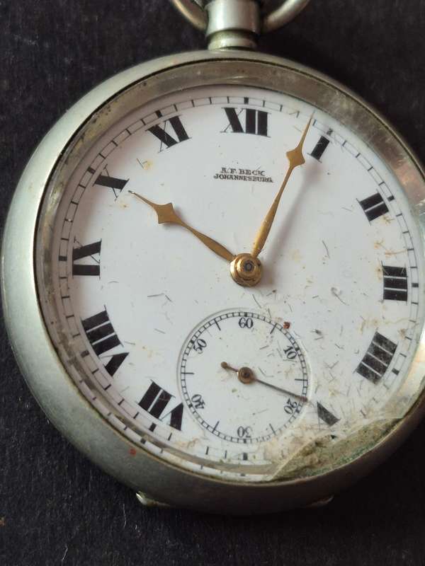 Vintage 15 Jewells Men's Pocket Watch (AF Beck) Johannesburg (not working)