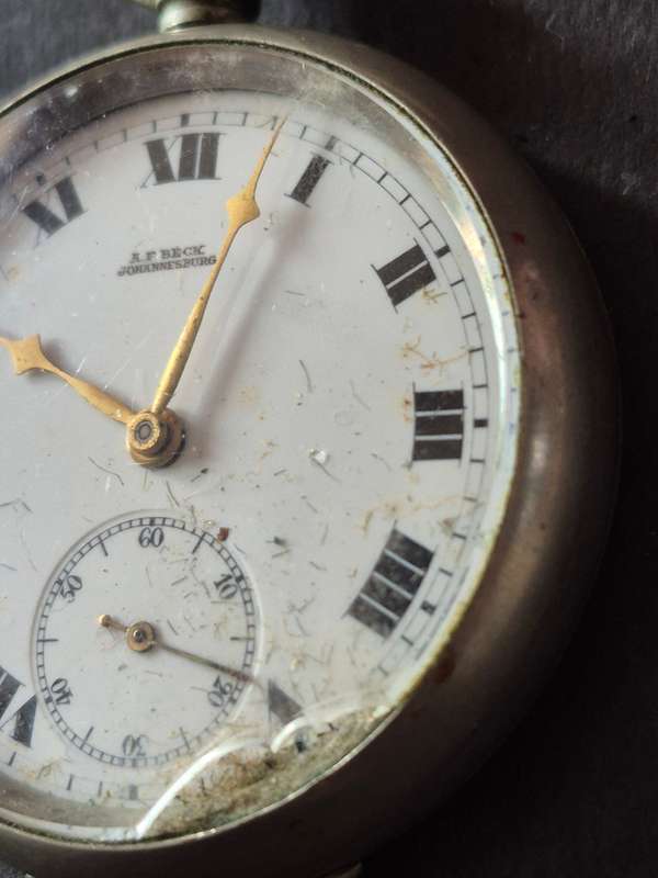 Vintage 15 Jewells Men's Pocket Watch (AF Beck) Johannesburg (not working)