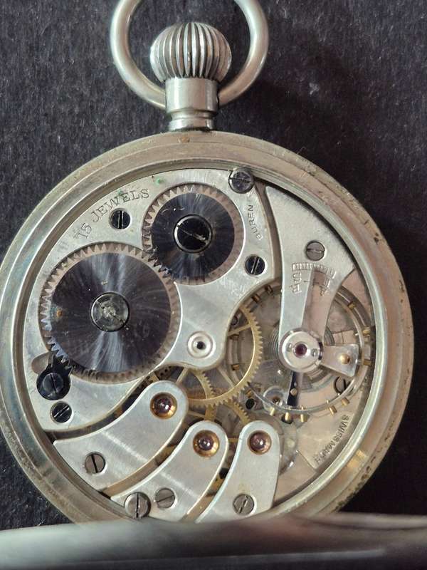 Vintage 15 Jewells Men's Pocket Watch (AF Beck) Johannesburg (not working)