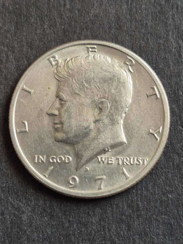 USA Kennedy Half Dollar 1971D