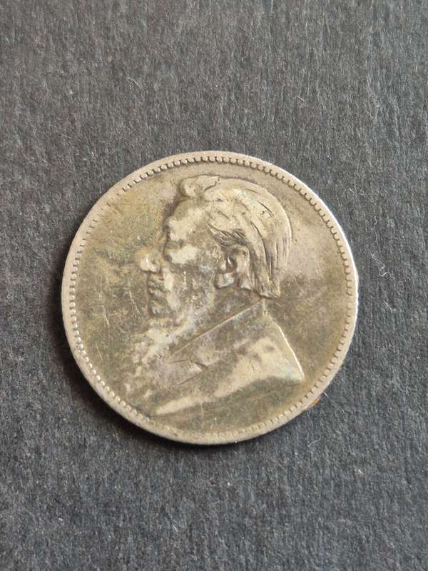 ZAR One Shilling 1892 Silver