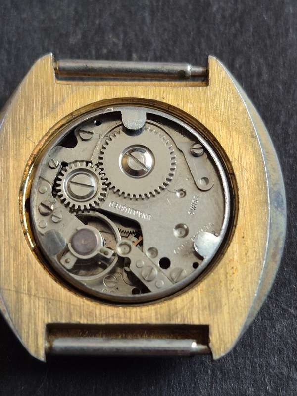 Vintage Gttmer 17 Jewelled Waterproof Shockproof Men's Wrist Watch (not working)