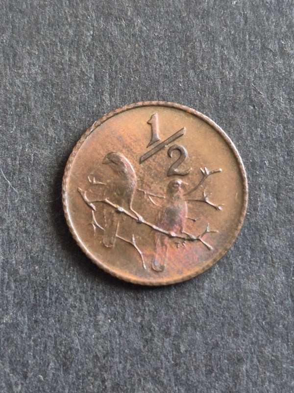 Republic 1/2 Cents 1972 UNC