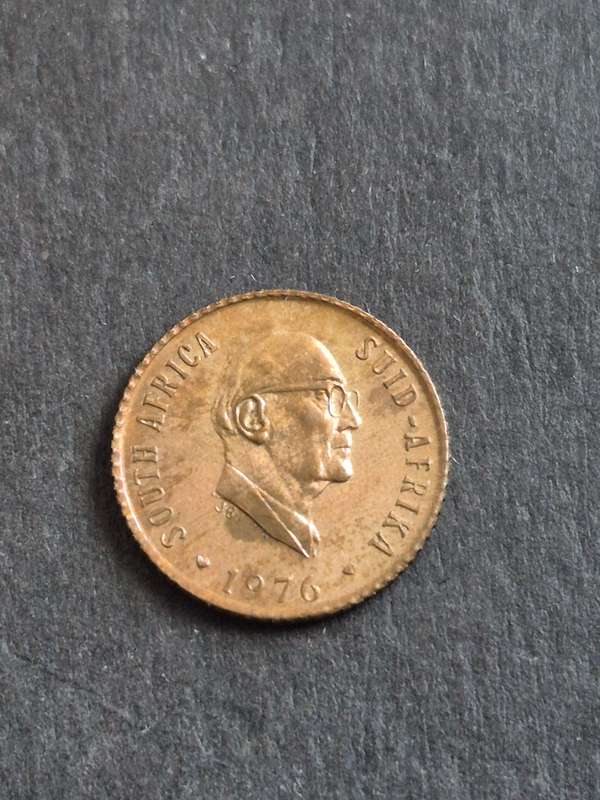 Republic 1/2 Cents 1976 UNC
