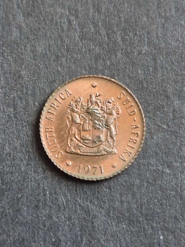 Republic 1/2 Cents 1971 UNC