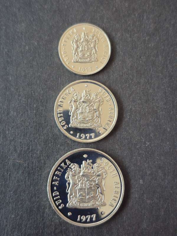 Republic 5/10/20 Cents 1977 Proof
