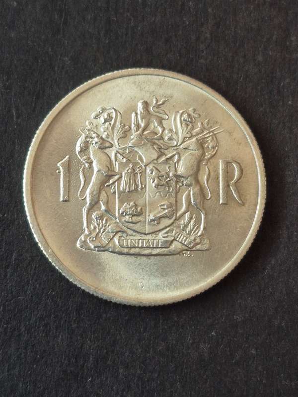 Republic One Rand 1969 Afrikaans UNC