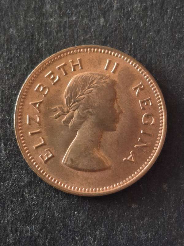 Union 1/2 Penny 1960 BU