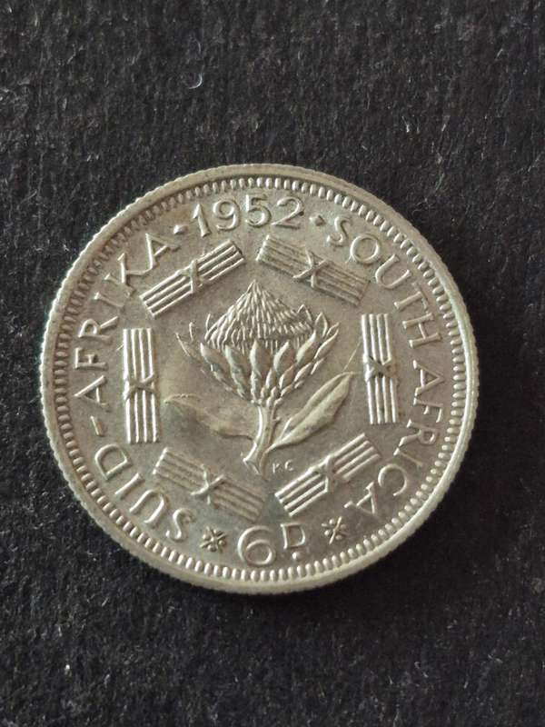 Union Sixpence 1952