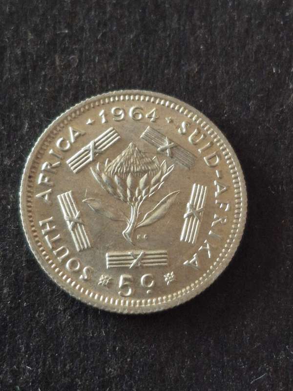 Republic 5 Cents 1964 UNC