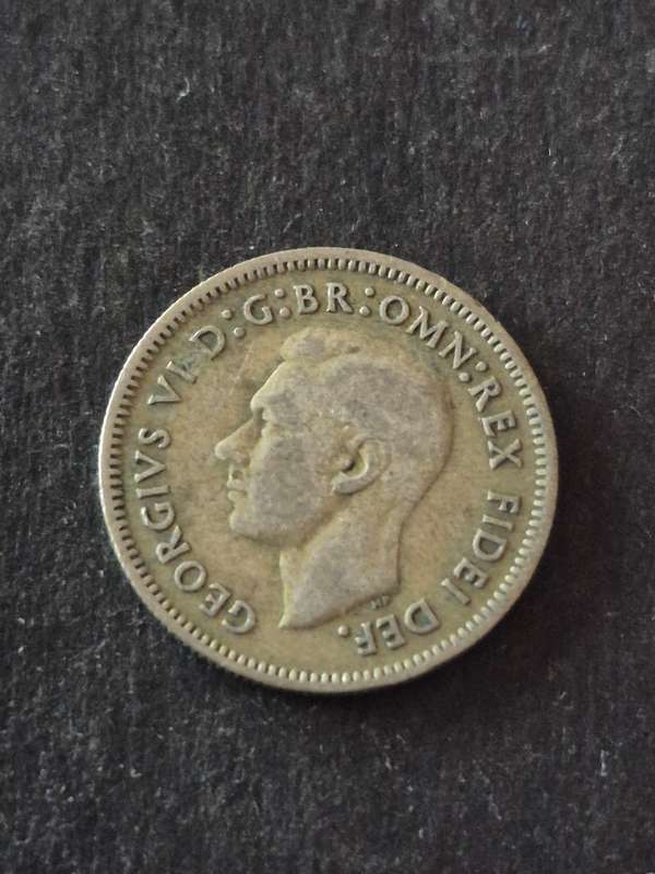 Australia Sixpence 1951 Silver