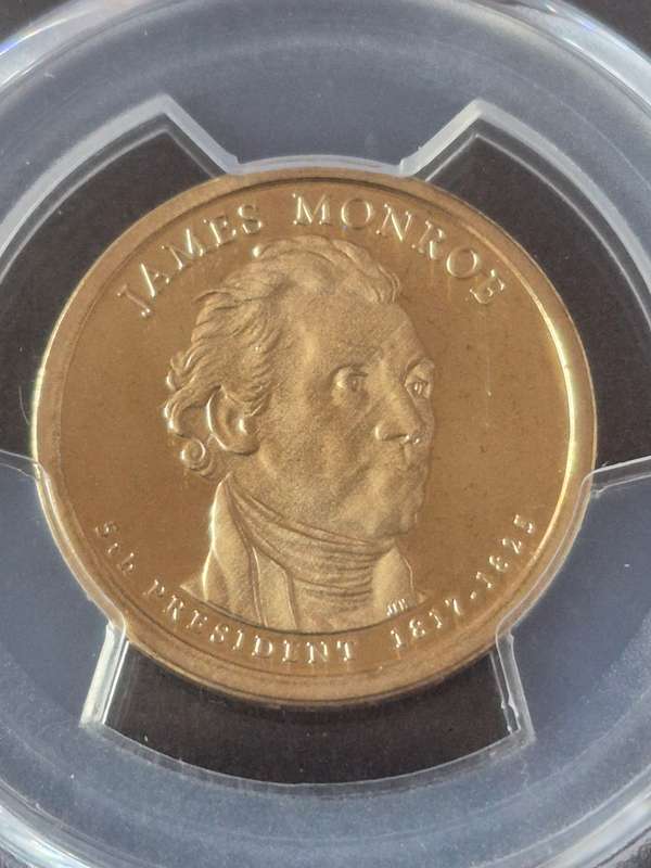 The President Series James Monroe One Dollar- 5th President of the United States 1817-1825