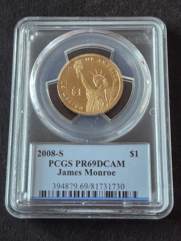 The President Series James Monroe One Dollar- 5th President of the United States 1817-1825