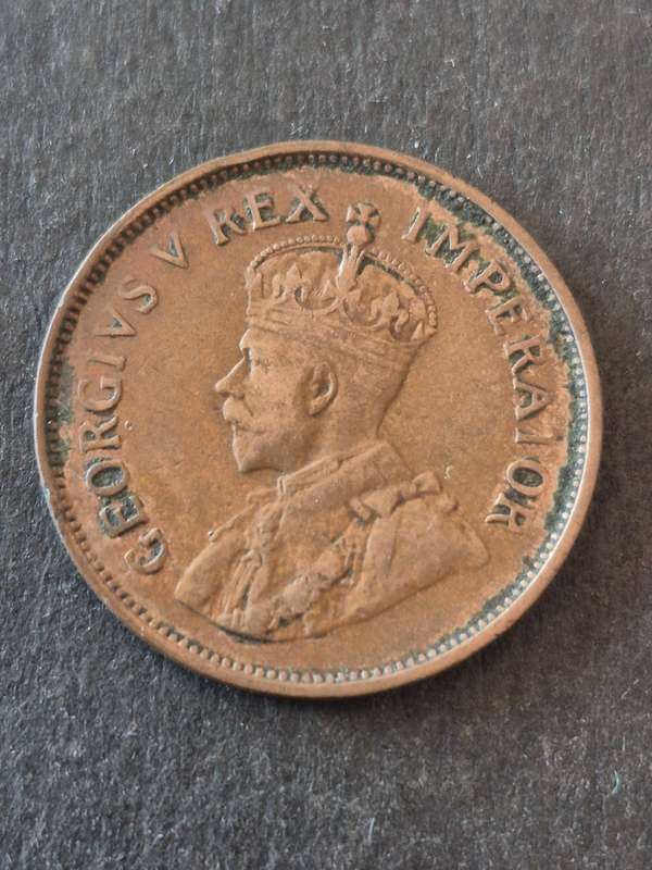 Union 1/2 Penny 1935