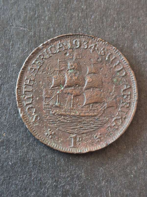 Union Penny 1934 (Filler Coin)